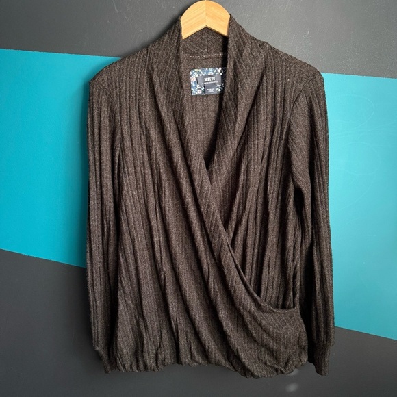 Maeve Brown Long Sleeve Top - Picture 5 of 12